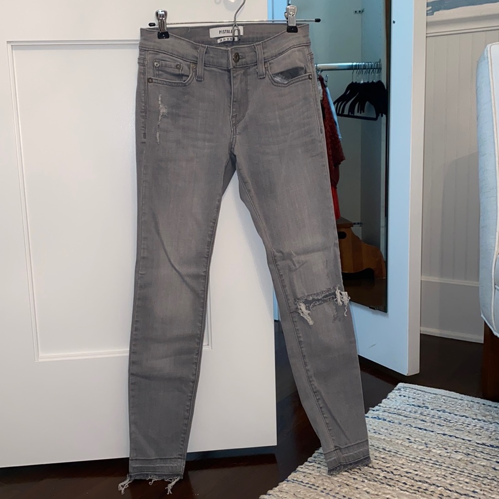 Pistola Washed Grey Jeans